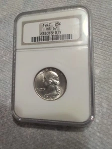 1947 P Washington Quarter MS 67 NGC - Picture 1 of 3