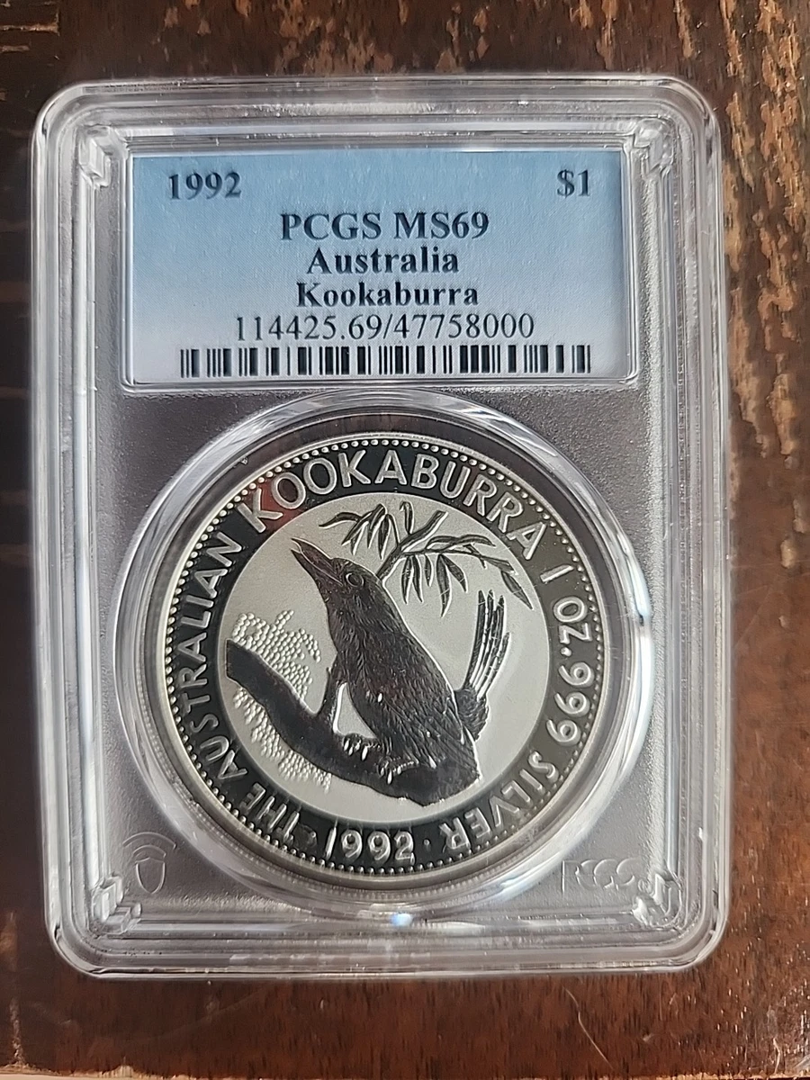 Australian Kookaburra MS 69 Silver Bullion Coins for sale | eBay