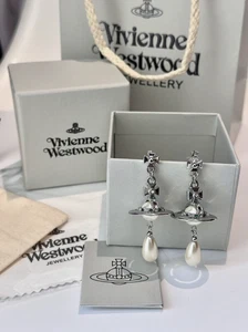 Vivienne Westwood/Pearl Silver earrings - Picture 1 of 6