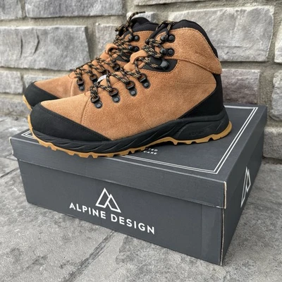 Alpine Design Trekker Boot Men’s 10 Leather Upper, Waterproof, Ortholite Insoles - Image 1 of 4