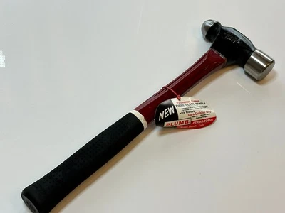 Plumb Tools EE. UU. (NOS Nuevo Antiguo Stock) FAM24 24 oz Fibra de Vidrio Bola Peen Hammer Foto 1 de 4