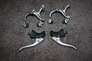 Oldtimer DIA-COMPE 630 Rennrad Bremssattel Set & Oldtimer Weinmann Bremshebel - Bild 1 von 6