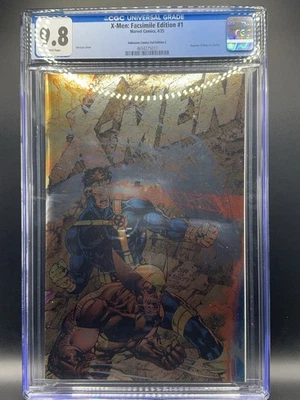 X-Men Facsimile Edition #1 Foil CGC 9.8 Wolverine Cyclops - Image 1 of 2