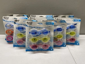 Aqua Swim Assorted 4+ Child Goggles Pack of 3 AQG14609A - Picture 1 of 4