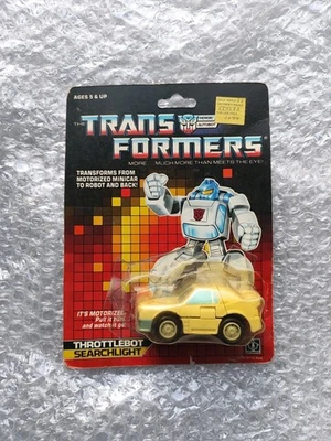Transformers G1 / Throttlebot / Searchlight / Minibot / Hasbro / 1986 / Taiwan  - Photo 1/4