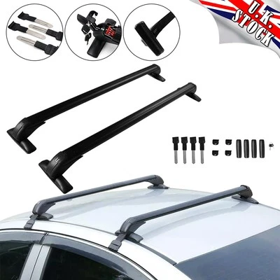 For Honda Civic 2012-22 43.3" Car Top Roof Rack Cross Bars Luggage Carrier+Lock Foto 1 de 4
