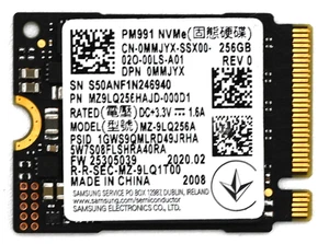 Samsung PM991 256GB 2230 M.2 NVMe PCIe SSD Solid State MZ9LQ256HAJD Dell MMJYX - Picture 1 of 1