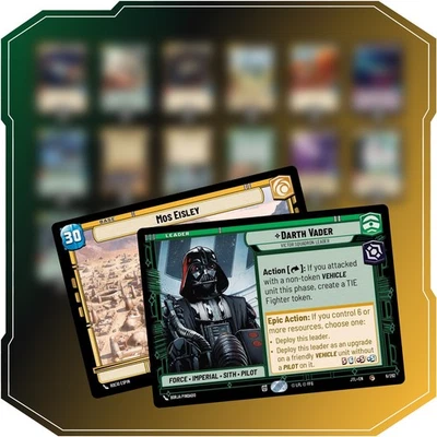 FULL DECK Darth Vader Victor Squadron Leader Yellow Cunning Pilot SWU DECKS SEC - Image 1 of 3