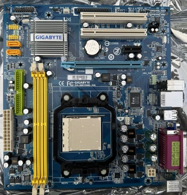 GIGABYTE GA-M61SME-S2L Rev 2.0 Motherboard Socket AM2/AM2 +DDR2 Μatx – Untested - Image 1 of 2