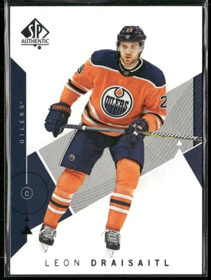 2018-19 SP Authentic #49 Leon Draisaitl Edmonton Oilers Hockey Card - Image 1 of 2