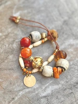 Pulsera Copal Ámbar Boho Chic Foto 1 de 4