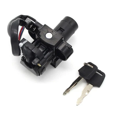Ignition Key Switch Lock Set With 2 Keys Chrome for Honda XR650L A  XR650L A Foto 1 de 4