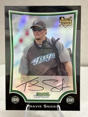 2009 Bowman Chrome - Travis Snider #217 Refractor (RC) - Image 1 of 2