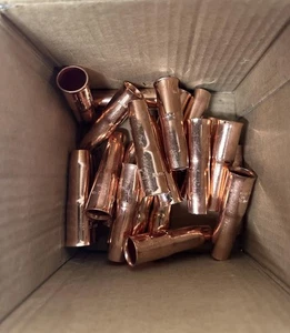 Box of (21) Lincoln Electric KP22-50-B25 Gas Nozzle Slip-On Adjustable 0.50" ID - Picture 1 of 2