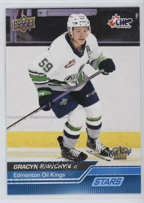 2023-24 Upper Deck CHL Stars Blue Gracyn Sawchyn #309 - Image 1 of 2