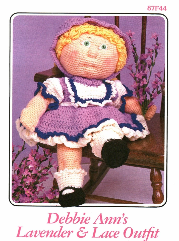 Roupa de lavanda e renda Debbie Ann's | Annie's Pattern Club 87F44 - Imagem 1 de 1