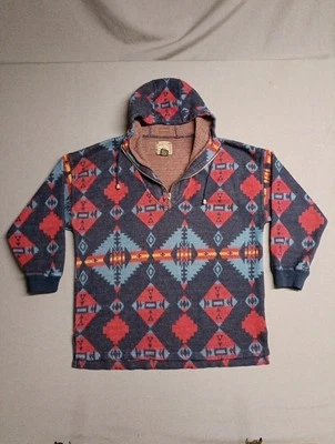 Express Baja Sudadera con Capucha Para Hombre Talla Grande Alfombra Droga Azteca 1/4 Cremallera Boucle Vellón De Colección Foto 1 de 4