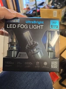 Luz antiniebla LED H7 TIPO S LM57849-24/2 refrigerada por ventilador haz único ultra brillante 2 paquetes NUEVO - Imagen 1 de 4