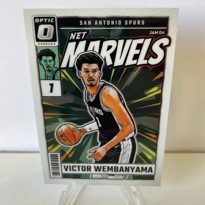 VICTOR WEMBANYAMA 2024-25 DONRUSS OPTIC NET MARVELS SAN ANTONIO SPURS - Image 1 of 2