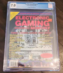 Electronic Gaming Monthly Issue #9 CGC Graded 7.0 From "The Carolina Collection" - Picture 1 of 3