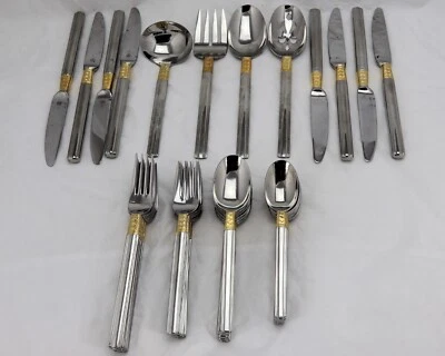 普法尔茨格拉夫 GOLDEN CROSSROADS 不锈钢 18/8 韩国餐具精选银器 — 第 1/4 张图片