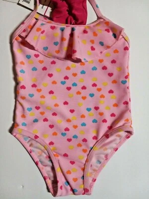 Sweet & Soft Baby купальный костюм цельный UPF 50 + розовый сердца 12 М Рекомендуемая розничная цена производителя $40,00 новый - Изображение 1 из 4