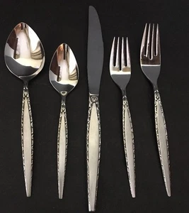 Oneida Venetia Community Flatware Stainless Silverware 5 Pc Place Setting - Picture 1 of 5