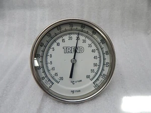 Termómetro bimetal Trend Instruments modelo 50 5" posterior 2,5"" vástago 1/2 MPT 0/140 F - Imagen 1 de 3