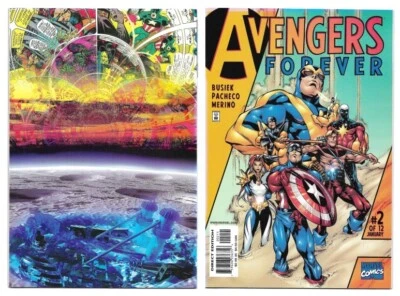 Avengers Forever #2 (Vol 1) : VF/NM : "Now is the Time For All Good Men..." - Image 1 of 3