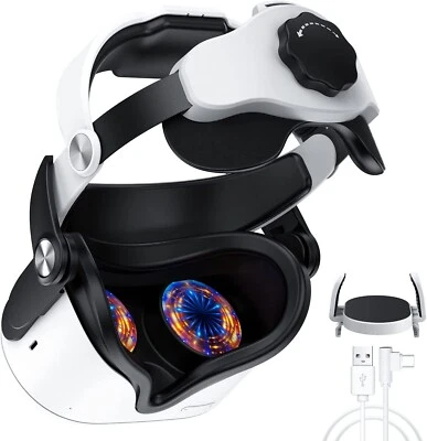 Unido VQ2 Ergonomic Head Strap for Oculus Quest 2 VR Adjustable Battery Bracket