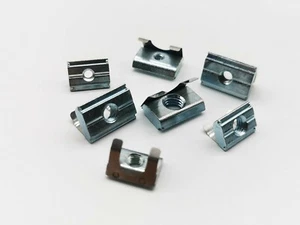 Nutenstein mit Feder- Nut 10 -Gewinde M4/M5/M6/M8- kompatibel mit Bosch-Profilen - Bild 1 von 5