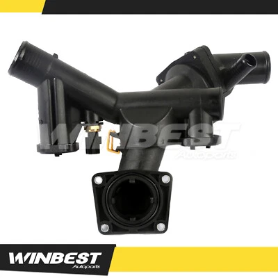 Conjunto de carcasa de termostato para 05-09 Land Rover LR3 Range Rover Sport 4,4 L Foto 1 de 4