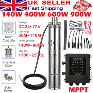 3" MPPT Controller Screw Solar Water Pump Deep Well Submersible Bore Hole Pump - Picture 1 of 18
