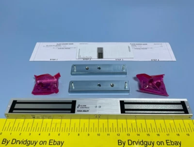 Alarm Controls 600D Double Door Magnetic Lock; 600LBs; 12/24 VDC - Image 1 of 4