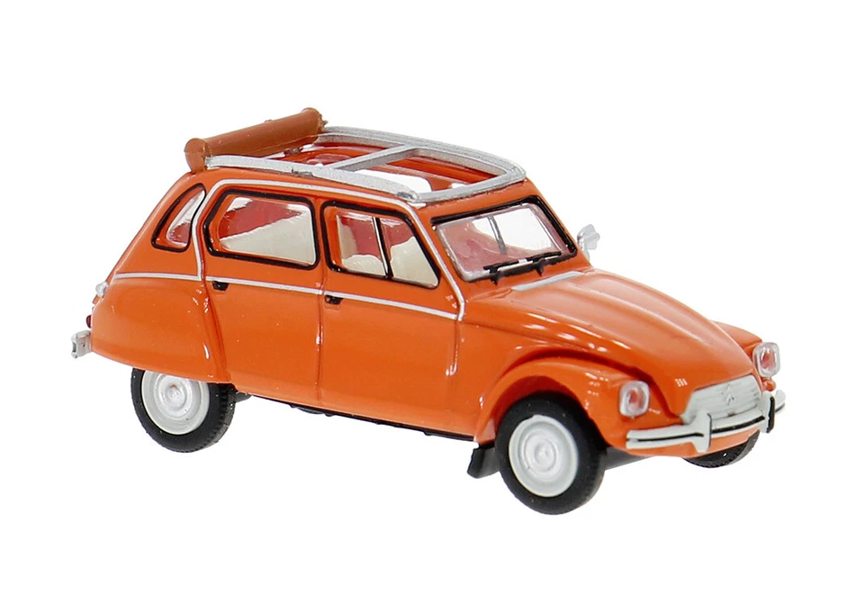 Brekina 14263 - 1/87 Citroen Dyane Arancione 1976 - Nuovo