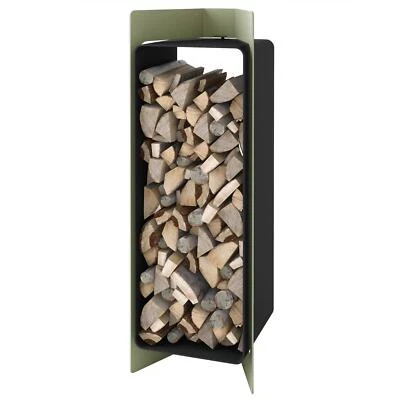 HS Flamingo Deluxe 4 Holzregal Olive Holzlager Brennstofflager Brennstoffregal - Bild 1 von 4