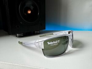 TIMBERLAND TB9308 26R Sunglasses Men's Wraparound CRYSTAL/GREEN