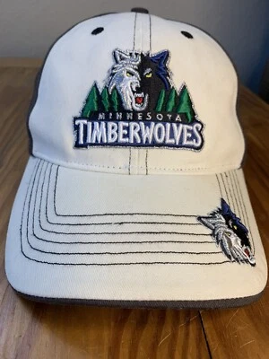 Minnesota Timberwolves Embroidered Brim Cap Twins Enterprise Inc. Hat NBA 2009 - Image 1 of 4