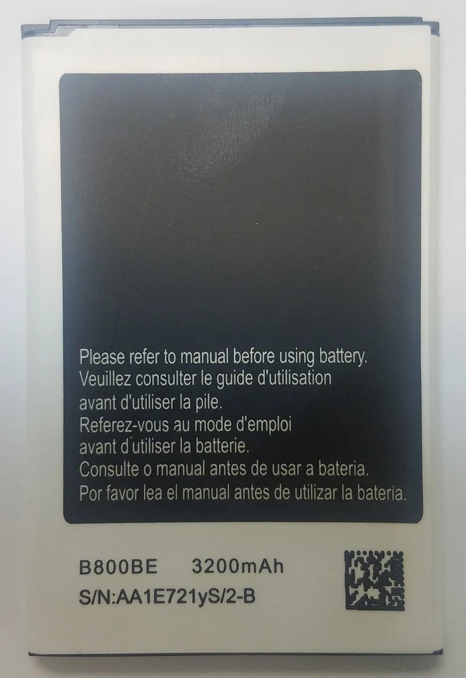 Replacement Battery for Samsung Galaxy Note 3 SM-N900V B800BE Verizon 3200mAh  - Image 1 of 1