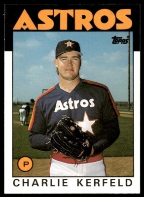 1986 Topps Traded #52T Charlie Kerfeld - Image 1 of 3