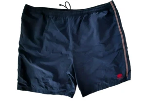 Men’s XXXL Swim Trunks/Shorts Navy Blue w/thin Burgundy Grey strip side Old Navy - Picture 1 of 6
