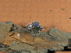 Natural Blue Flash Labradorite 925 Solid Sterling Silver Ring Size Us 7.0