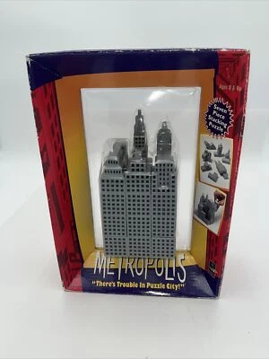 Metropolis Seven Piece Stacking Puzzle Game - 1998 DaMert - NIB - Box Damage - Image 1 of 4