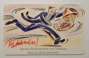 Telefonkarte Telefonwertkarte Sammelkarte 12 DM Telefonservice Telekom Vorwahl - Bild 1 von 2