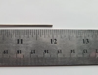 25 pcs .051 SS Straight wire shafts 12" Muskie Pike lure making spinner wire - Image 1 of 2