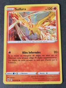 Carte Pokémon N°021/172 Sulfura HOLO - Epée & Bouclier Stars Etincelantes - VF - Imagen 1 de 2