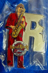 ATLANTIC CITY EDGAR WINTER WHITE TRASH MUSICIAN SERIES LETTER Hard Rock Cafe PIN - Picture 1 of 1