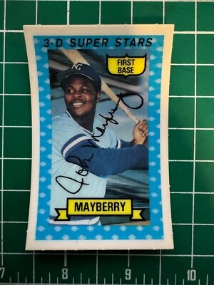1974 Kellogg's 3-D Super Stars #29 John Mayberry Béisbol Kansas City Royals Foto 1 de 2