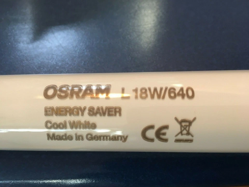 Osram Leuchtstofflampe  L18W/640 Cool White T8 26mm G13 Leuchtstoffröhre GERMANY - Bild 1 von 1
