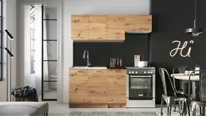 Küchenset Mela Küchenblock 180 cm Küchenzeile Küchenmöbel Komplett Einbauküche - Bild 1 von 5